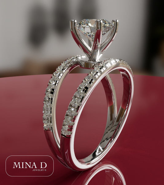 Express your Eternal Love with a breathtaking engagement ring from Mina D Fine Jewelry