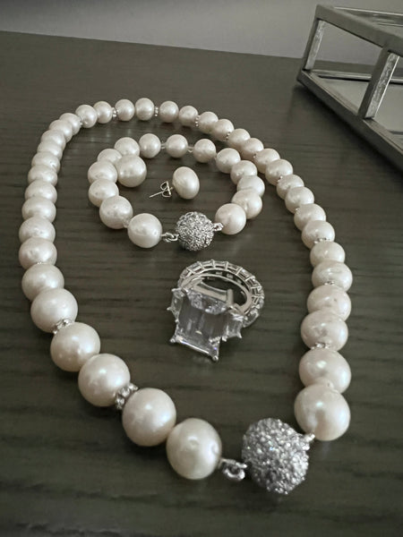 Wedding Day Pearls with Mina D Jewelry