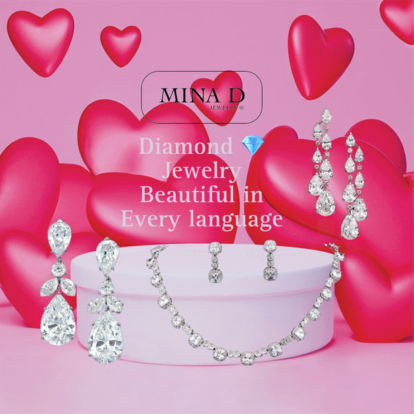 Love is beautiful and universal in every language express yours with Mina D Fine Jewelry