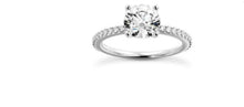 Load image into Gallery viewer, Classic Diamond Engagement Ring with Diamonds
