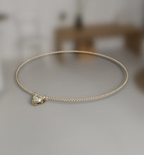 Load image into Gallery viewer, Round Diamonds Three carat Heart Shape Pendant Necklace