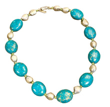 Load image into Gallery viewer, Turquoise and Pearl Necklace