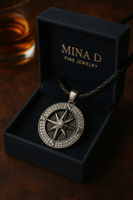 Load image into Gallery viewer, Nautical Lab Grown Diamond Pendant Necklace