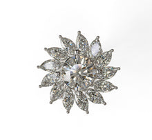 Load image into Gallery viewer, Diamond Sunflower Ring