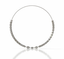 Load image into Gallery viewer, Diamond Tennis Necklace with Emerald Cut Diamond and Marquise Center