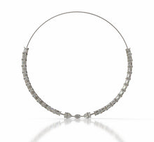 Load image into Gallery viewer, Diamond Tennis Necklace with Emerald Cut Diamond and Marquise Center