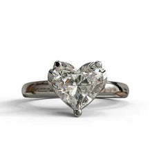 Load image into Gallery viewer, Heart Shape Diamond Engagement Ring