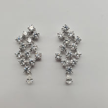 Load image into Gallery viewer, Diamondnetpsandrounddiamondearrings