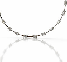 Load image into Gallery viewer, Emerald Diamond Statement Necklace