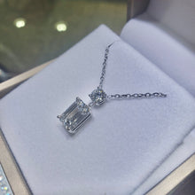 Load image into Gallery viewer, Emerald Cut Diamond Pendant Necklace