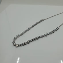 Load image into Gallery viewer, Graduated Diamond Tennis Necklace