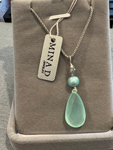 Load image into Gallery viewer, Chalcedony Briolle Pendant Necklace - minadjewelry