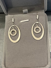 Load image into Gallery viewer, Dangling Earrings with CZ Accent - minadjewelry