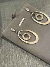 Load image into Gallery viewer, Dangling Earrings with CZ Accent - minadjewelry