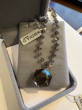 Load image into Gallery viewer, Smoky Quartz Pendant & Labradorite Beaded Necklace - minadjewelry