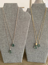 Load image into Gallery viewer, Green Moss Aquamarine Pendant Necklace