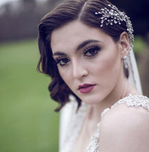 Load image into Gallery viewer, CZ Pave Starburst Earrings - minadjewelry