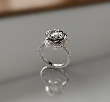Load image into Gallery viewer, Diamond Rose Ring