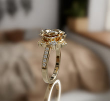 Load image into Gallery viewer, Diamond Rose Ring
