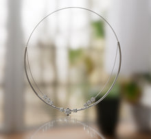 Load image into Gallery viewer, Diamond Necklace with Double Row and Chain Accent