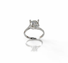 Load image into Gallery viewer, Diamond Engagement Ring with a Twist