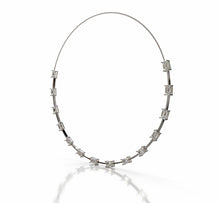 Load image into Gallery viewer, Emerald Diamond Statement Necklace