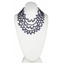 Load image into Gallery viewer, Iolite Briolle Statement Necklace