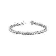 Load image into Gallery viewer, Mina D Fine Jewelry four prong classic diamond tennis bracelet