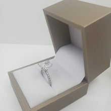 Load image into Gallery viewer, Mina  Fine Jewelry 4 carat radiant diamond engagement ring in box