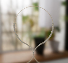 Load image into Gallery viewer, Diamond Tennis Necklace with Pear Shape Center Diamond
