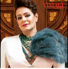 Load image into Gallery viewer, Green Agate Briolle Statement Necklace