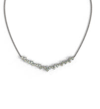 Load image into Gallery viewer, V Shape diamond necklace