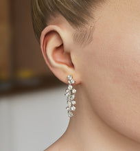 Load image into Gallery viewer, Fancy Shape Diamond Cluster Dangling Earrings