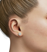 Load image into Gallery viewer, Double Halo Cushion Shape Diamond Earrings