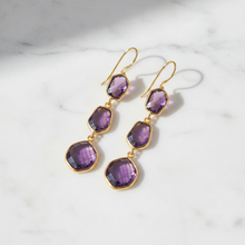 Load image into Gallery viewer, Amethyst on White Marble