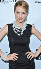 Load image into Gallery viewer, Amazonite & Keshi Pearl Statement Necklace - minadjewelry