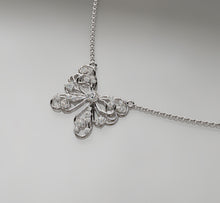 Load image into Gallery viewer, Butterfly Diamond Pendant Necklace