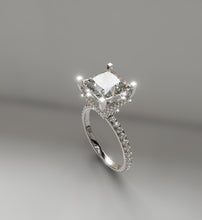 Load image into Gallery viewer, Princess Cut Diamond Engagement Ring
