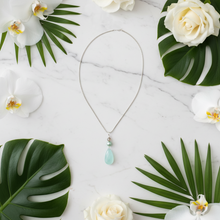 Load image into Gallery viewer, Chalcedony Briolle Pendant Necklace - minadjewelry