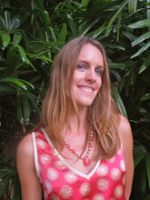 Load image into Gallery viewer, Pink Pearl Cherry Quartz Pendant Necklace - minadjewelry