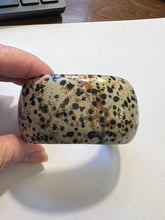 Load image into Gallery viewer, Dalmatian Jasper Stone Cuff Bracelet - minadjewelry