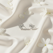 Load image into Gallery viewer, Diamond Cluster Studs Flat Lay