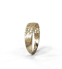 Load image into Gallery viewer, Modern Diamond Cluster Bangle