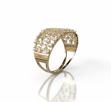 Load image into Gallery viewer, Diamond Fancy Shapes Statement Bangle