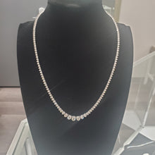 Load image into Gallery viewer, diamond tennis necklace by mina d