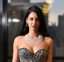 Load image into Gallery viewer, Moonstone Briolle Statement Necklace