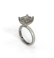 Load image into Gallery viewer, Emerald Cut Diamond Engagement Ring