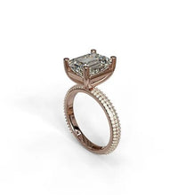 Load image into Gallery viewer, Emerald Cut Diamond Engagement Ring