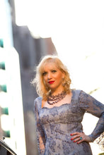 Load image into Gallery viewer, Iolite Briolle Statement Necklace