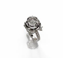 Load image into Gallery viewer, Diamond Rose Ring